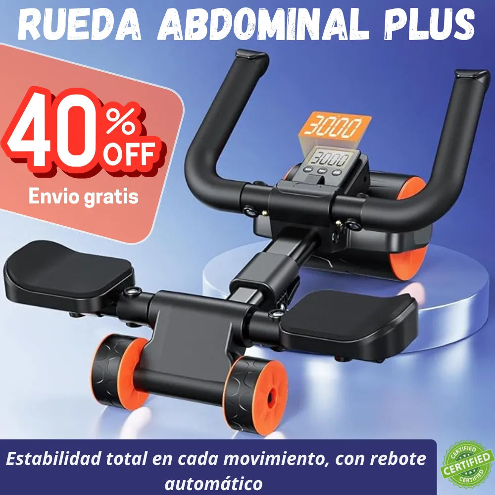 Rueda Abdominal PLUS®🔥 Perfecta para todo nivel de entrenamiento.