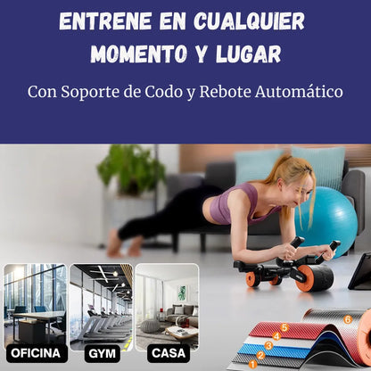 Rueda Abdominal PLUS®🔥 Perfecta para todo nivel de entrenamiento.