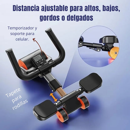 Rueda Abdominal PLUS®🔥 Perfecta para todo nivel de entrenamiento.