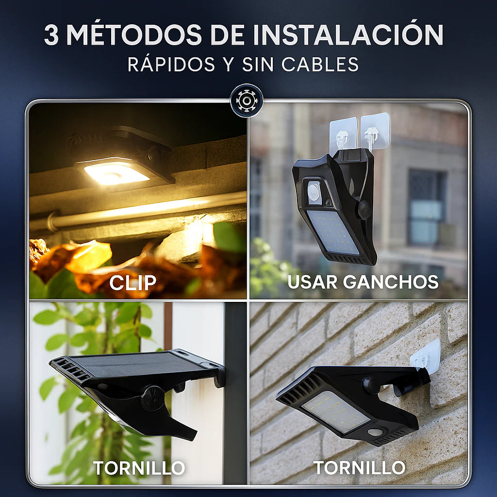 SolarClip – La Luz que Ahorra y Protege tu Hogar 🏡