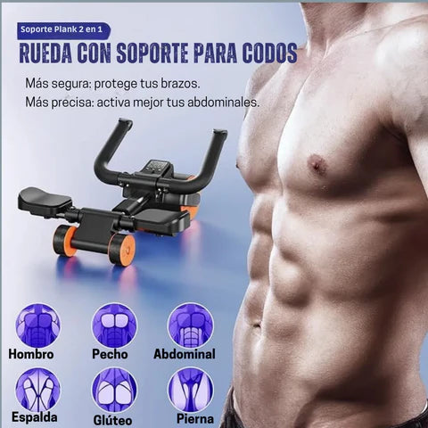 Rueda Abdominal PLUS®🔥 Perfecta para todo nivel de entrenamiento.